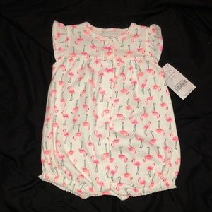Baby snap up romper